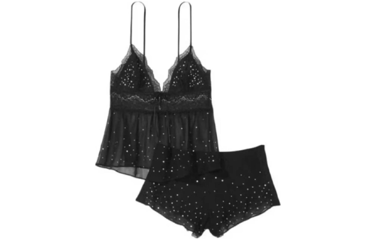 Женский пижамный комплект Victoria's Secret, цвет Black
Женский пижамный комплект Victoria's Secret, цвет Black