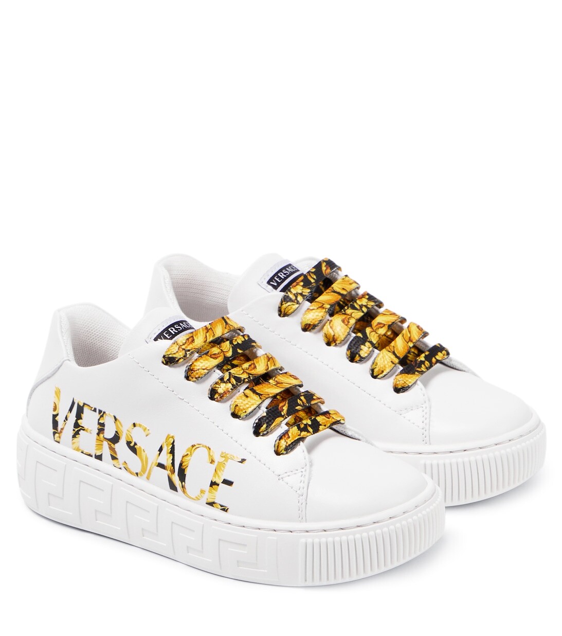 Кроссовки Greca из кожи Versace, разноцветный
Кроссовки Greca из кожи Versace, разноцветный