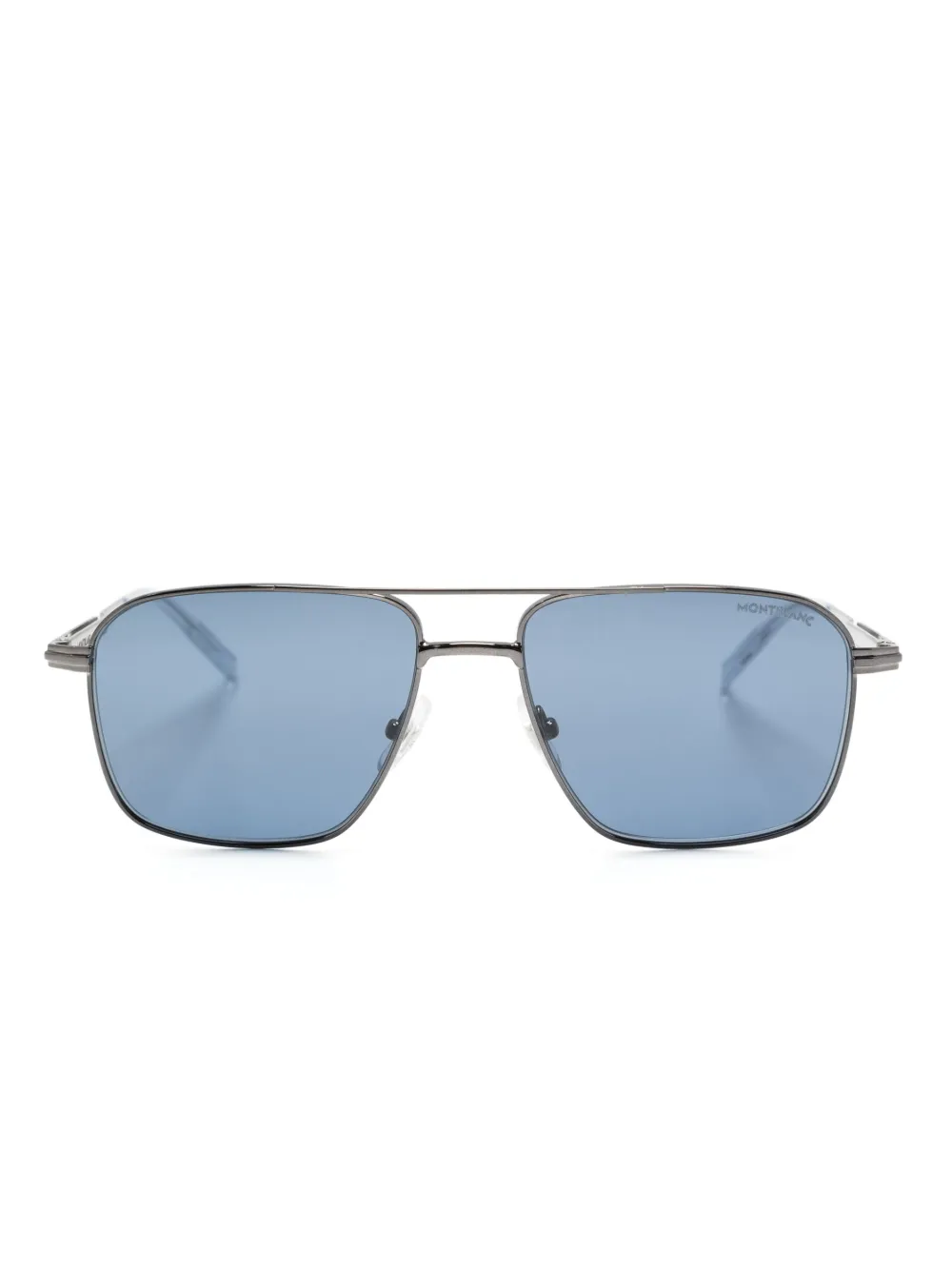 Солнцезащитные очки в квадратной оправе MONTBLANC, серебряный 
Солнцезащитные очки в квадратной оправе MONTBLANC, серебряный