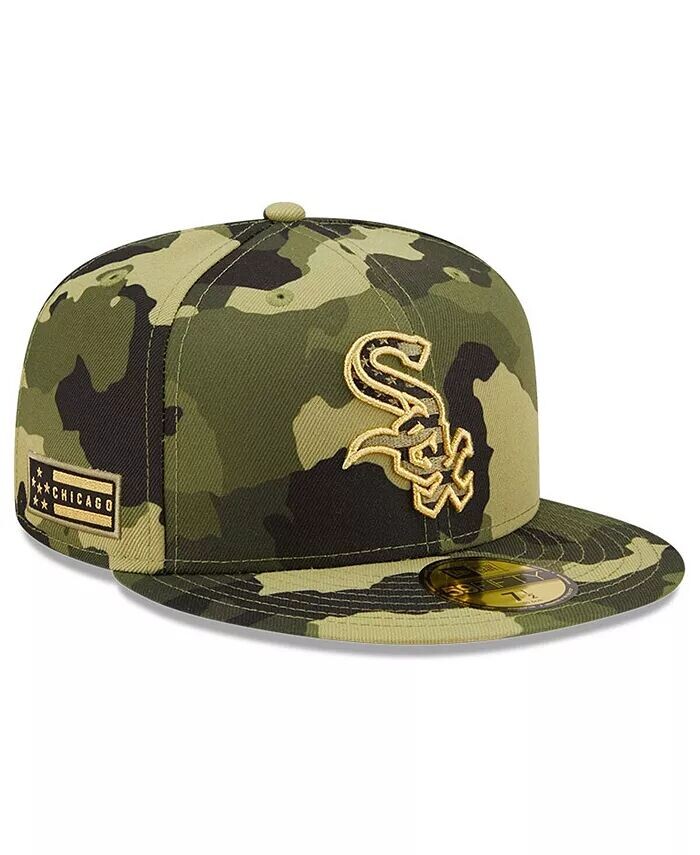 Мужская камуфляжная кепка Chicago White Sox 2022, посвященная Дню вооруженных сил 59FIFTY, приталенная кепка New Era
Мужская камуфляжная кепка Chicago White Sox 2022, посвященная Дню вооруженных сил 59FIFTY, приталенная кепка New Era