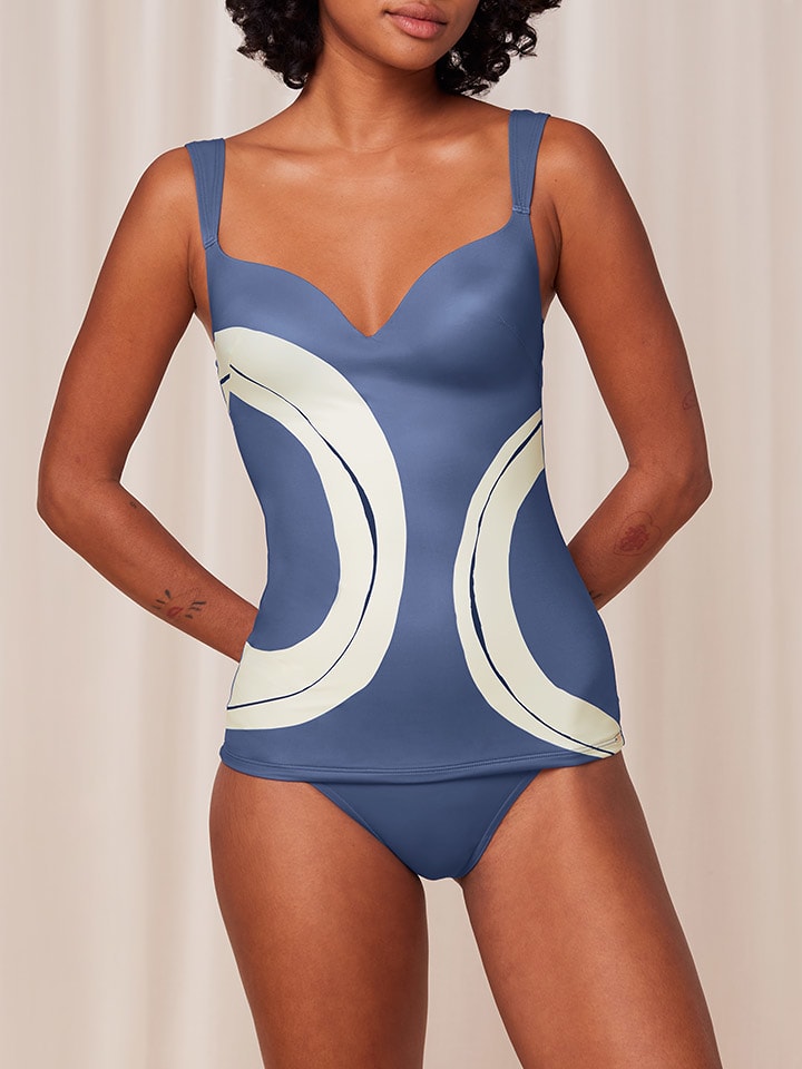 Верх бикини Triumph, синий/белый
Верх бикини Triumph, синий/белый