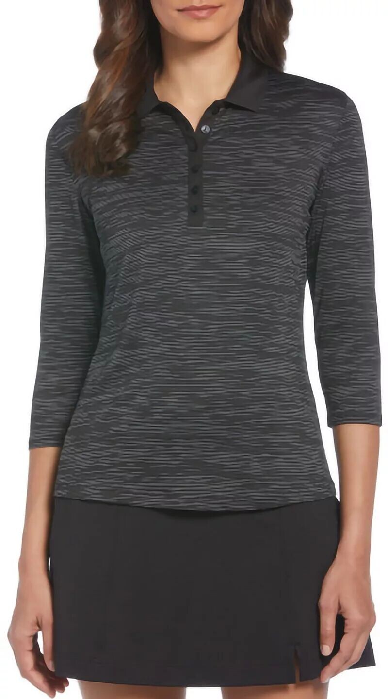 Женская рубашка-поло для гольфа Callaway с рукавами 3/4 и Space Dye
Женская рубашка-поло для гольфа Callaway с рукавами 3/4 и Space Dye