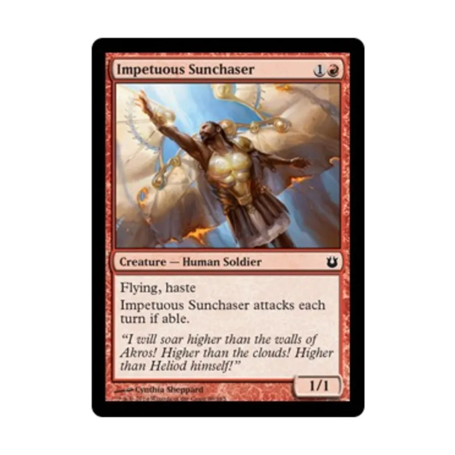 CCG Стремительный охотник за солнцем (C) (Рольга), MTG - Born of the Gods
CCG Стремительный охотник за солнцем (C) (Рольга), MTG - Born of the Gods