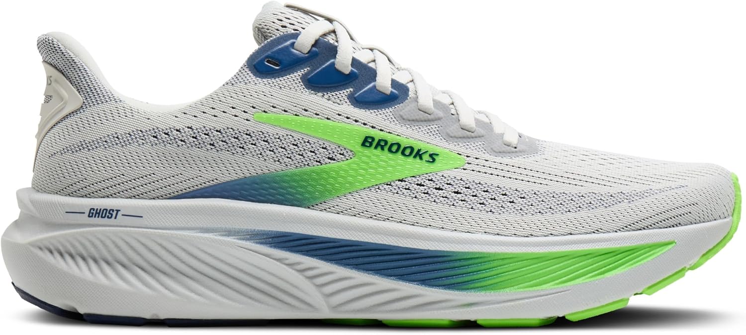 Мужские нейтральные беговые кроссовки Brooks Ghost 17, Oyster Beacon Blue Gecko
Мужские нейтральные беговые кроссовки Brooks Ghost 17, Oyster Beacon Blue Gecko
