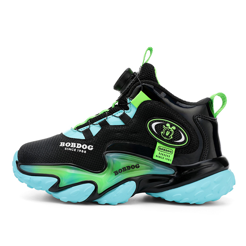 Детские баскетбольные кроссовки для детей BOBDOG, черный/зеленый
Детские баскетбольные кроссовки для детей BOBDOG, черный/зеленый