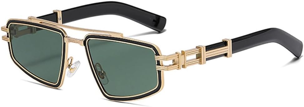 Солнцезащитные очки UV400 с металлическими двойными перемычками, сине-розовыми линзами, в стиле панк, для женщин и мужчин, для бега и активного отдыха UYPTK, Golden Dark Green
Солнцезащитные очки UV400 с металлическими двойными перемычками, сине-розовыми линзами, в стиле панк, для женщин и мужчин, для бега и активного отдыха UYPTK, Golden Dark Green