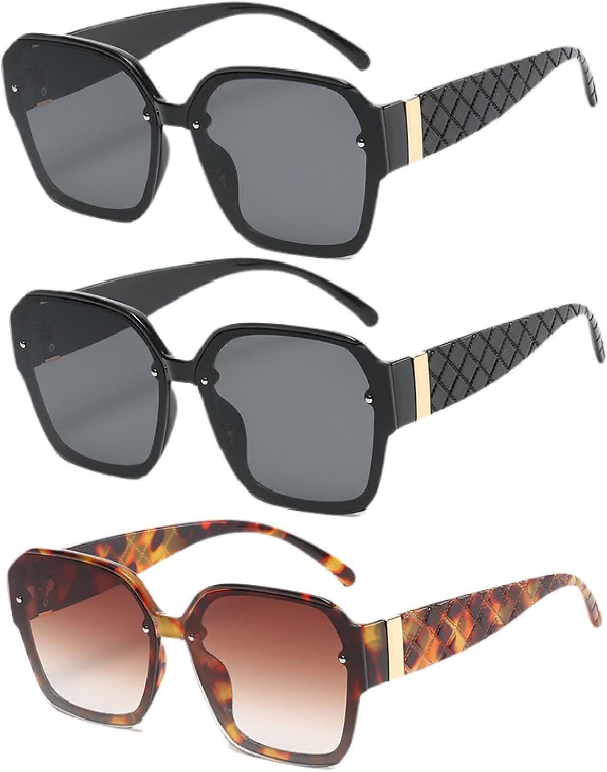 Солнцезащитные очки с защитой от УФ-излучения UV400 | Большая оправа, сетчатые дужки с градиентным переходом цвета | Для женщин и мужчин, для занятий спортом на открытом воздухе и вождения DSVIGF, 3pcs Z09a
Солнцезащитные очки с защитой от УФ-излучения UV400 | Большая оправа, сетчатые дужки с градиентным переходом цвета | Для женщин и мужчин, для занятий спортом на открытом воздухе и вождения DSVIGF, 3pcs Z09a