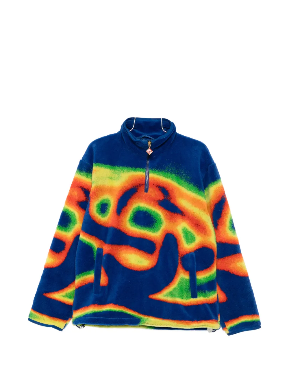 Флисовый свитшот на молнии с абстрактным принтом Casablanca, синий
Флисовый свитшот на молнии с абстрактным принтом Casablanca, синий