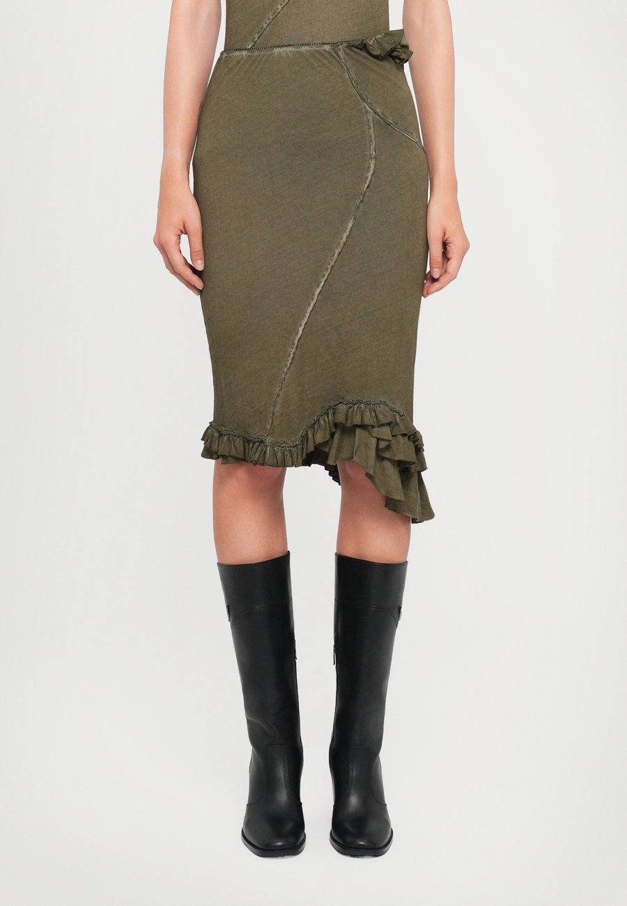 Юбка Ioannes RUFFLE SKIRT, Dark Olive/Olive
Юбка Ioannes RUFFLE SKIRT, Dark Olive/Olive