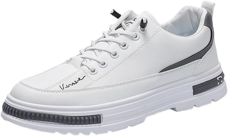 Мужские модные кроссовки повседневные, однотонные, низкие, на шнуровке с эластичной застежкой, верх и подкладка из ПУ, подошва из ПВХ, тканевая стелька, круглый носок для повседневной носки - весна/осень и круглогодично Clolinde, белый
Мужские модные кроссовки повседневные, однотонные, низкие, на шнуровке с эластичной застежкой, верх и подкладка из ПУ, подошва из ПВХ, тканевая стелька, круглый носок для повседневной носки - весна/осень и круглогодично Clolinde, белый