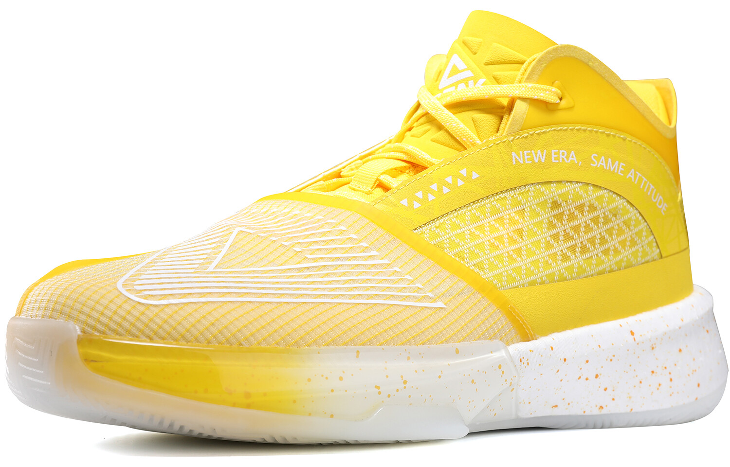 Баскетбольные кроссовки Surfing The Big Triangle 1.0 для мужчин, среднего размера, горчично-желтые Peak