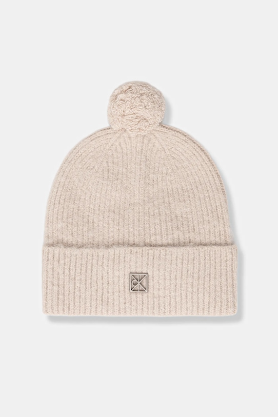 Шапка из смесовой шерсти Calvin Klein, бежевый
Шапка из смесовой шерсти Calvin Klein, бежевый