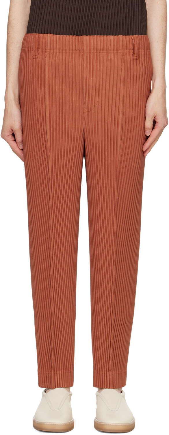 Оранжевые брюки Compleat HOMME PLISSe ISSEY MIYAKE
Оранжевые брюки Compleat HOMME PLISSe ISSEY MIYAKE