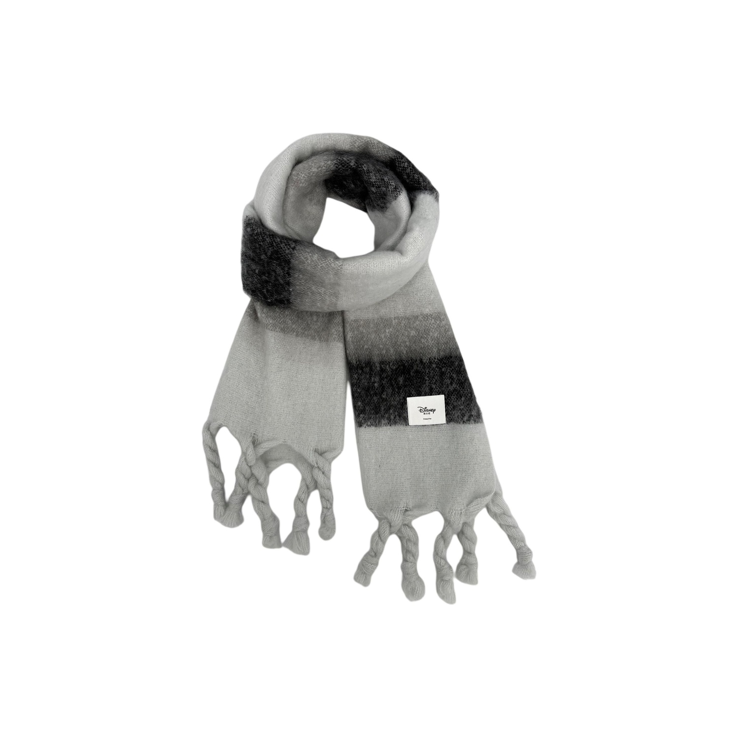 Disney Полиэстеровый вязаный шарф унисекс, Black White
Disney Полиэстеровый вязаный шарф унисекс, Black White