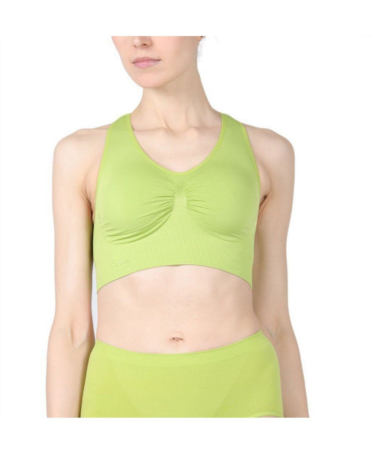 Женский бесшовный спортивный бюстгальтер Lleva Racerback MeMoi
Женский бесшовный спортивный бюстгальтер Lleva Racerback MeMoi