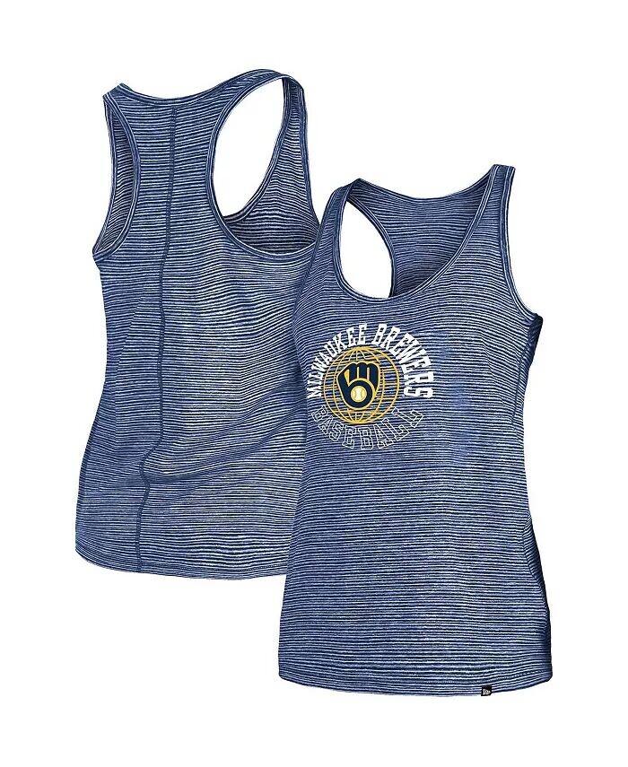 Женская темно-синяя майка Milwaukee Brewers Active Racerback New Era
Женская темно-синяя майка Milwaukee Brewers Active Racerback New Era