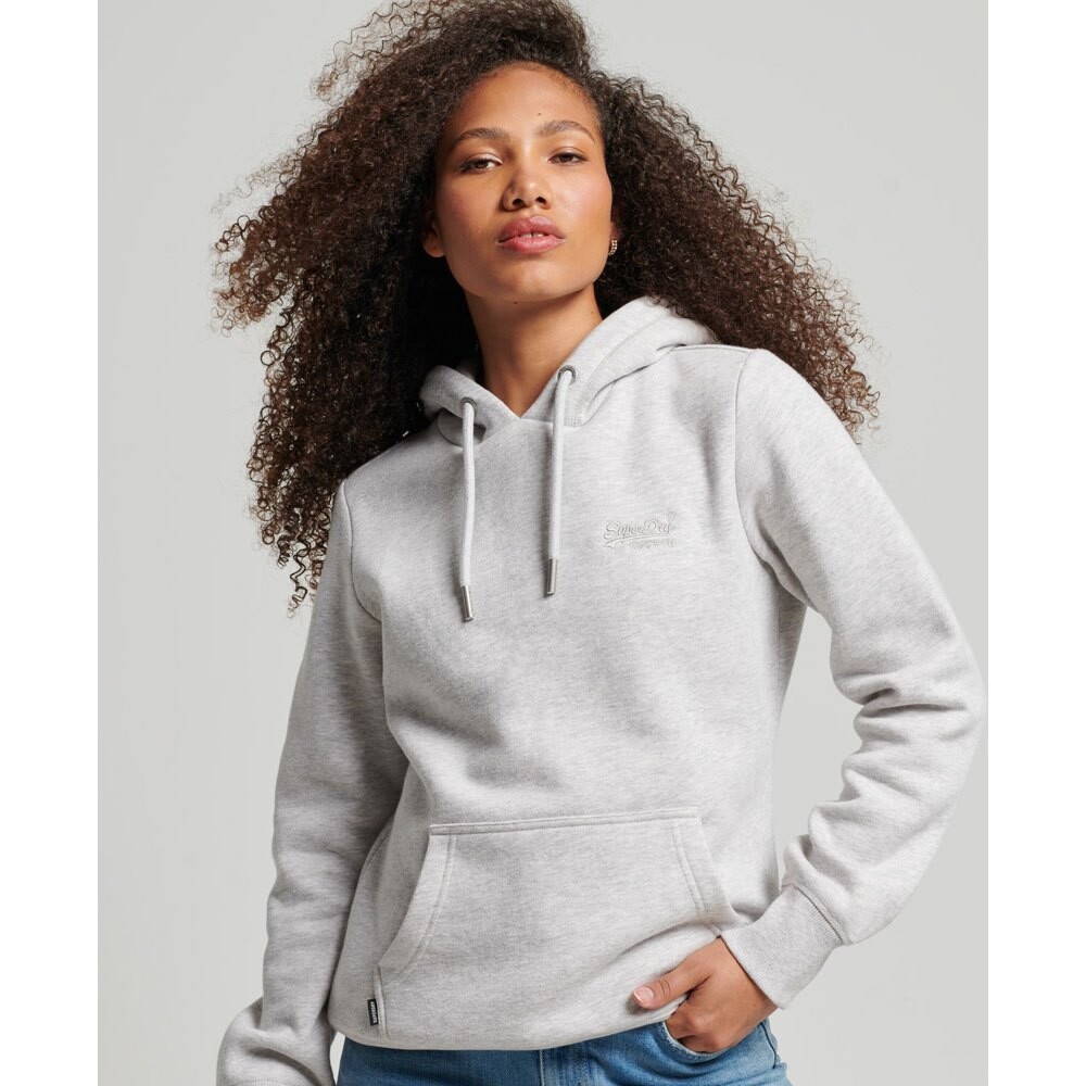 Худи Superdry Vintage Logo Emb, серый 
Худи Superdry Vintage Logo Emb, серый