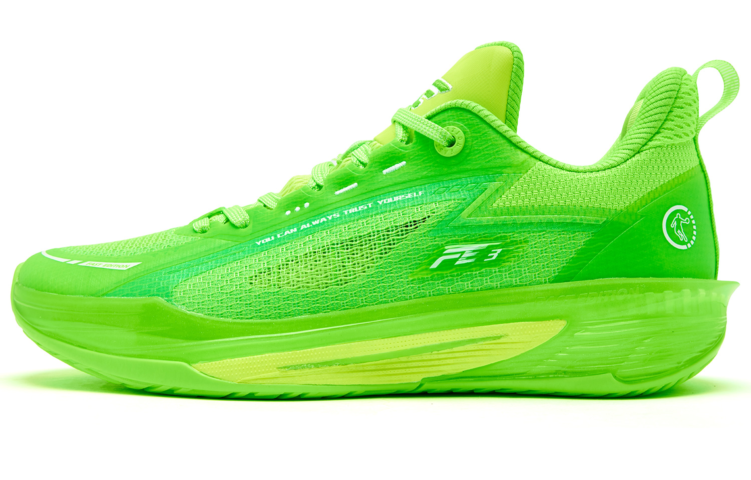 QIAODAN Баскетбольные кроссовки FE3.0, низкие, мужские, цвет: ярко-зеленый/огненно-желтый
QIAODAN Баскетбольные кроссовки FE3.0, низкие, мужские, цвет: ярко-зеленый/огненно-желтый
