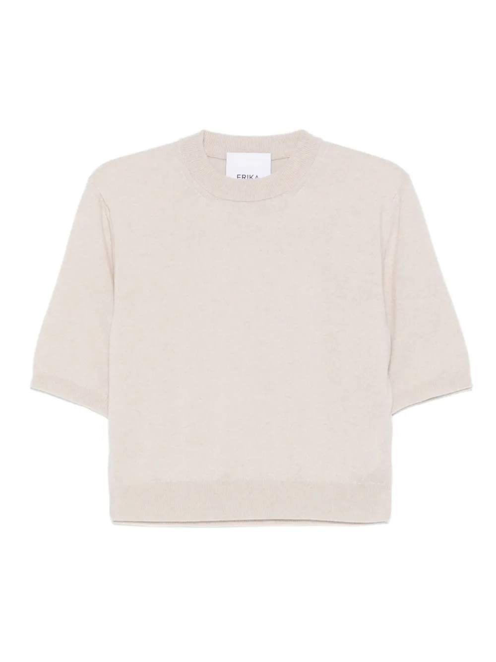 Свитер с короткими рукавами Erika Cavallini, нейтральный
Свитер с короткими рукавами Erika Cavallini, нейтральный