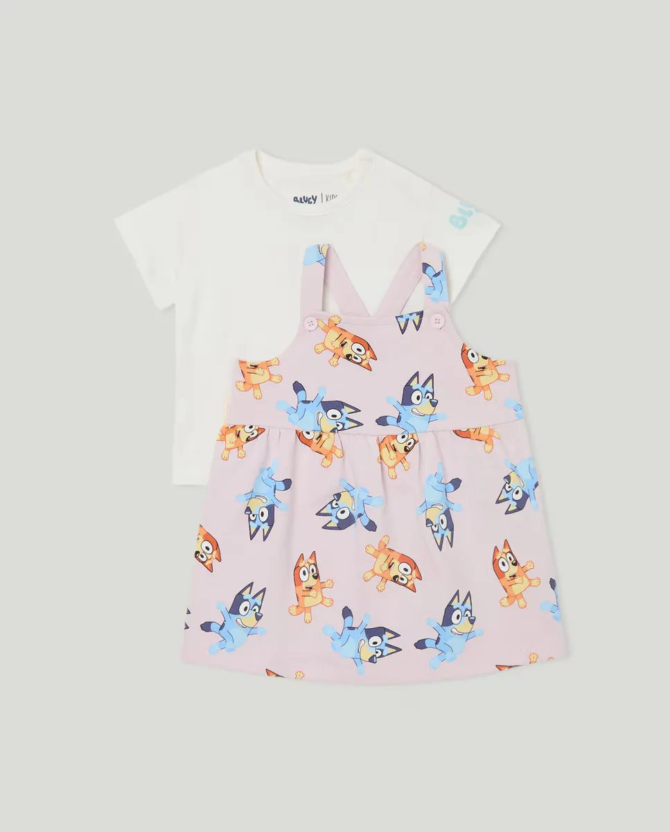 Комплект из голубого платья и футболки для девочки Baby El Corte Inglés, розовый
Комплект из голубого платья и футболки для девочки Baby El Corte Inglés, розовый