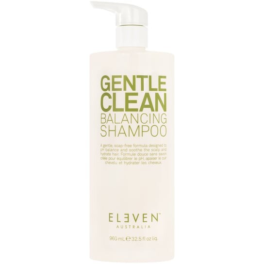 Шампунь для всех типов волос, соответствующий pH кожи головы, 960 мл Eleven Australia Gentle Clean Balancing Shampoo
Шампунь для всех типов волос, соответствующий pH кожи головы, 960 мл Eleven Australia Gentle Clean Balancing Shampoo