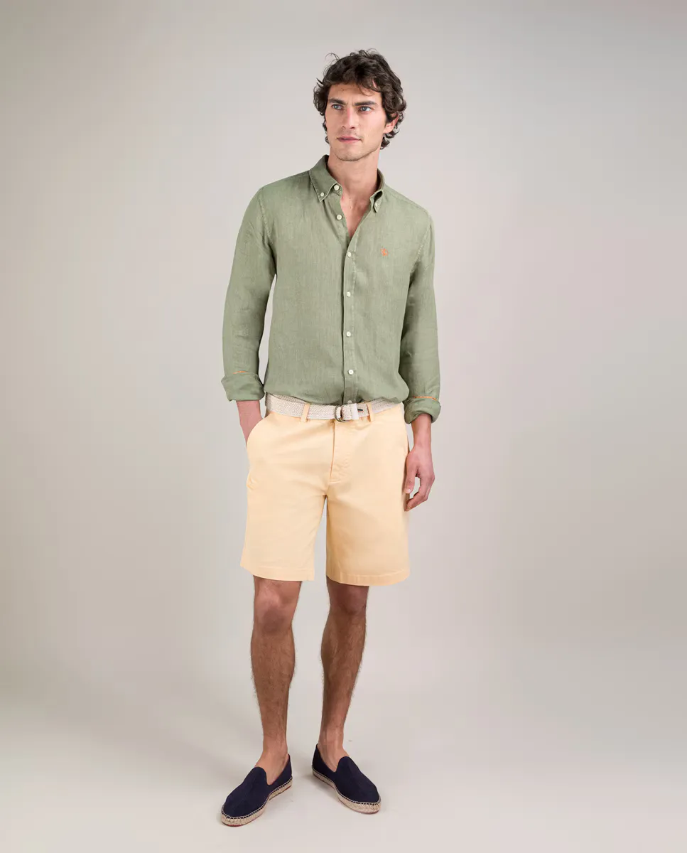 Базовые однотонные мужские шорты-бермуды El Ganso, желтый
Базовые однотонные мужские шорты-бермуды El Ganso, желтый