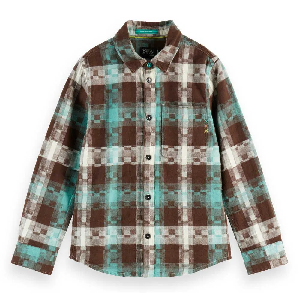 Рубашка с длинным рукавом Scotch & Soda Flannel Checked, зеленый
Рубашка с длинным рукавом Scotch & Soda Flannel Checked, зеленый