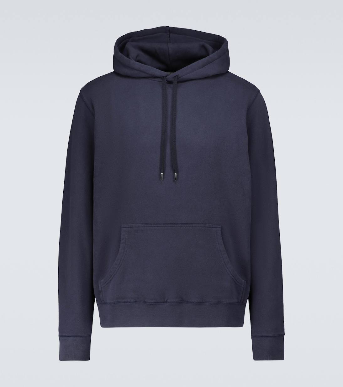 Хлопковая толстовка с капюшоном и петельчатой спинкой Sunspel, темно-синий
Хлопковая толстовка с капюшоном и петельчатой спинкой Sunspel, темно-синий