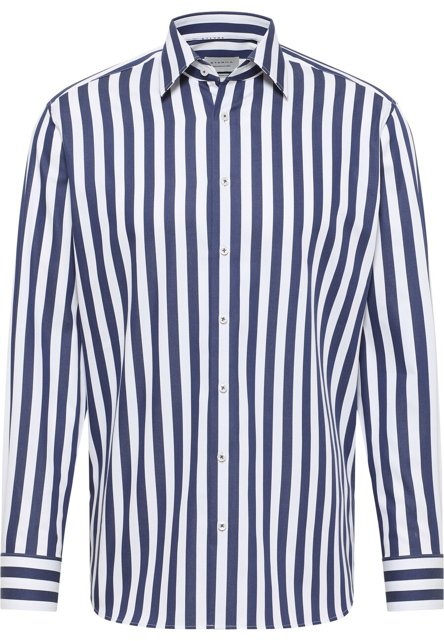 Рубашка делового покроя Regular Fit ETERNA, темно-синий/белый
Рубашка делового покроя Regular Fit ETERNA, темно-синий/белый