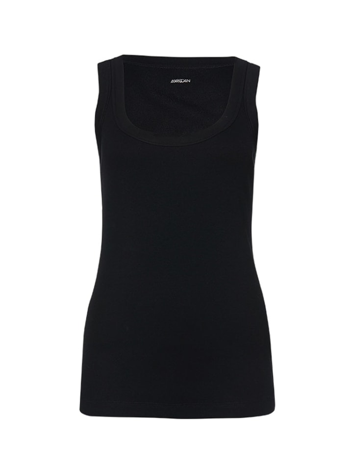 Черная майка в мелкий рубчик MARC CAIN
Черная майка в мелкий рубчик MARC CAIN