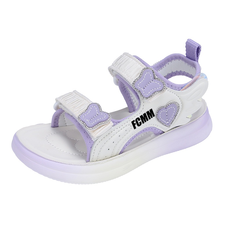 Детские сандалии с нескользящей подошвой FCMM, фиолетовый
Детские сандалии с нескользящей подошвой FCMM, фиолетовый