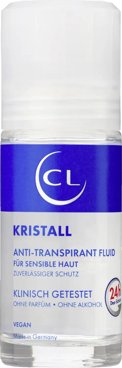 Дезодорант CL Deo Kristall antitranspirant Fluid Deodorant Roll-on
Дезодорант CL Deo Kristall antitranspirant Fluid Deodorant Roll-on