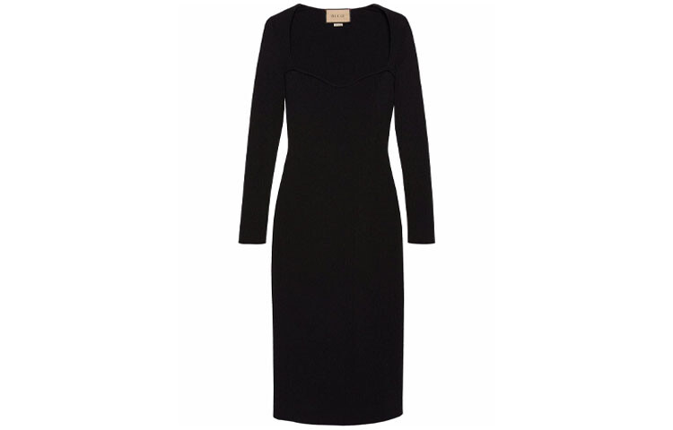 Платье женское Gucci с длинными рукавами, черный
Платье женское Gucci с длинными рукавами, черный