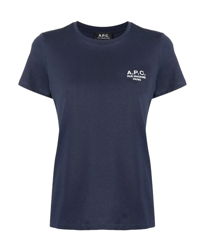 Футболка "Дениз" с вышивкой и короткими рукавами. A.P.C., синий
Футболка "Дениз" с вышивкой и короткими рукавами. A.P.C., синий