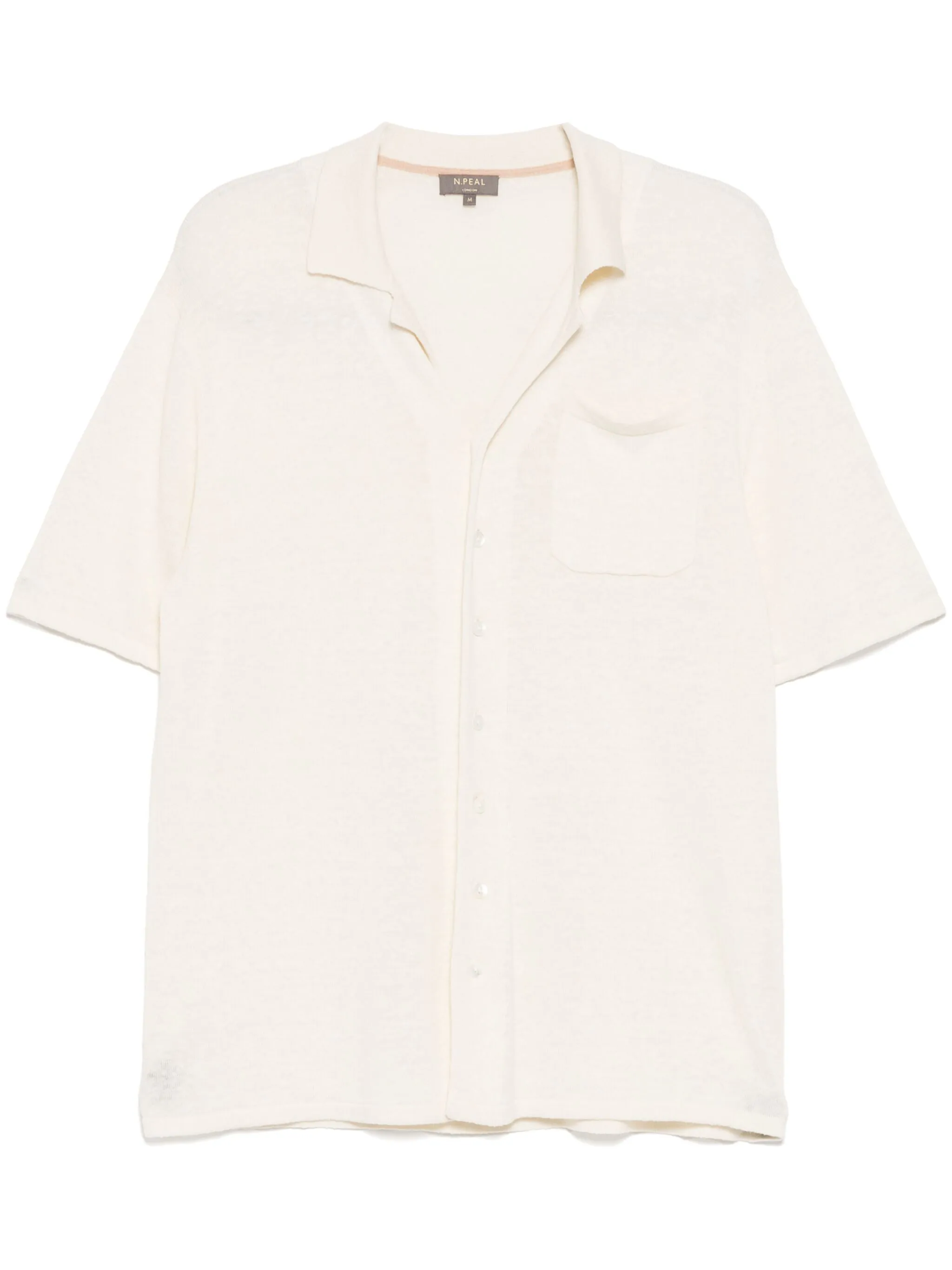 Рубашка с кубинским воротником N.Peal, нейтральный
Рубашка с кубинским воротником N.Peal, нейтральный