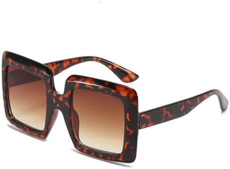 Винтажные солнцезащитные очки большого размера с квадратным градиентом для женщин, леопардовый коричневый цвет, защита от УФ-излучения UV400, для мужчин, стильные розовые очки MTZJH, Leopard Tea
Винтажные солнцезащитные очки большого размера с квадратным градиентом для женщин, леопардовый коричневый цвет, защита от УФ-излучения UV400, для мужчин, стильные розовые очки MTZJH, Leopard Tea