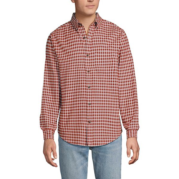 Мужская фланелевая рубашка Lands' End, Bourbon Gingham
Мужская фланелевая рубашка Lands' End, Bourbon Gingham