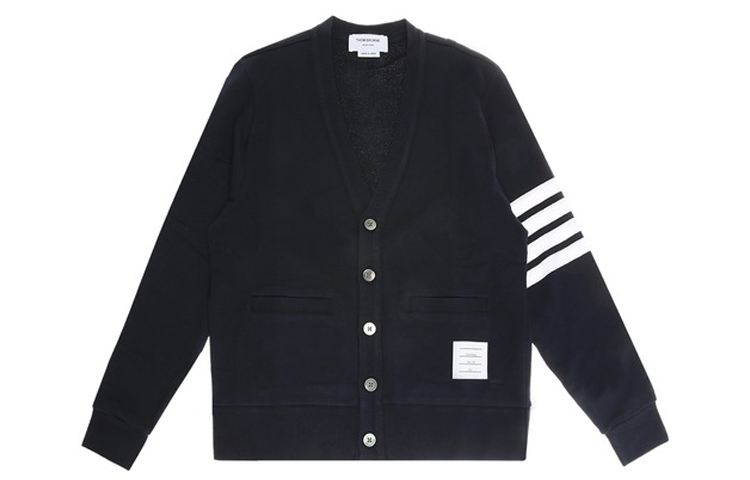 Кардиган с 4-петлевым узором THOM BROWNE, синий
Кардиган с 4-петлевым узором THOM BROWNE, синий