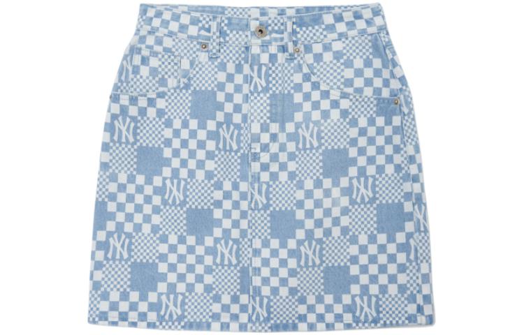 MLB Нью-Йорк Янкиз джинсовая короткая юбка женская светло-голубая
MLB Нью-Йорк Янкиз джинсовая короткая юбка женская светло-голубая