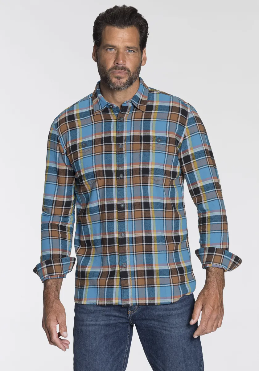 Мужская фланелевая рубашка World с 2 нагрудными карманами Man'S World, коричневый
Мужская фланелевая рубашка World с 2 нагрудными карманами Man'S World, коричневый