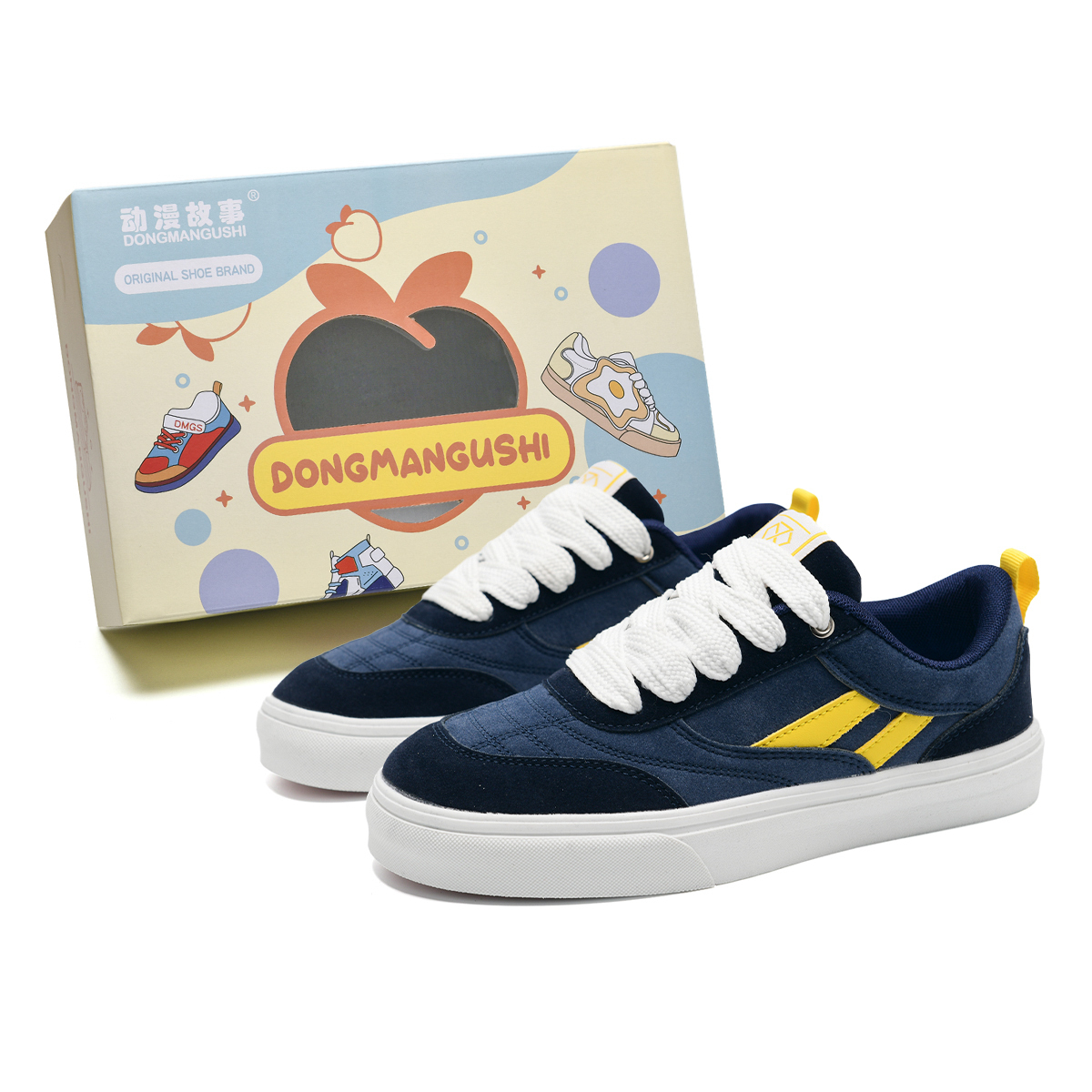 Anime story Скользоустойчивые, износостойкие, легкие, дышащие лоу-топ скейтборд-кроссовки унисекс — темно-синие, цвет Navy Blue
Anime story Скользоустойчивые, износостойкие, легкие, дышащие лоу-топ скейтборд-кроссовки унисекс — темно-синие, цвет Navy Blue