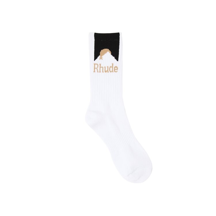 Носки Rhude Moonlight Sock, цвет White/Black/Yellow
Носки Rhude Moonlight Sock, цвет White/Black/Yellow