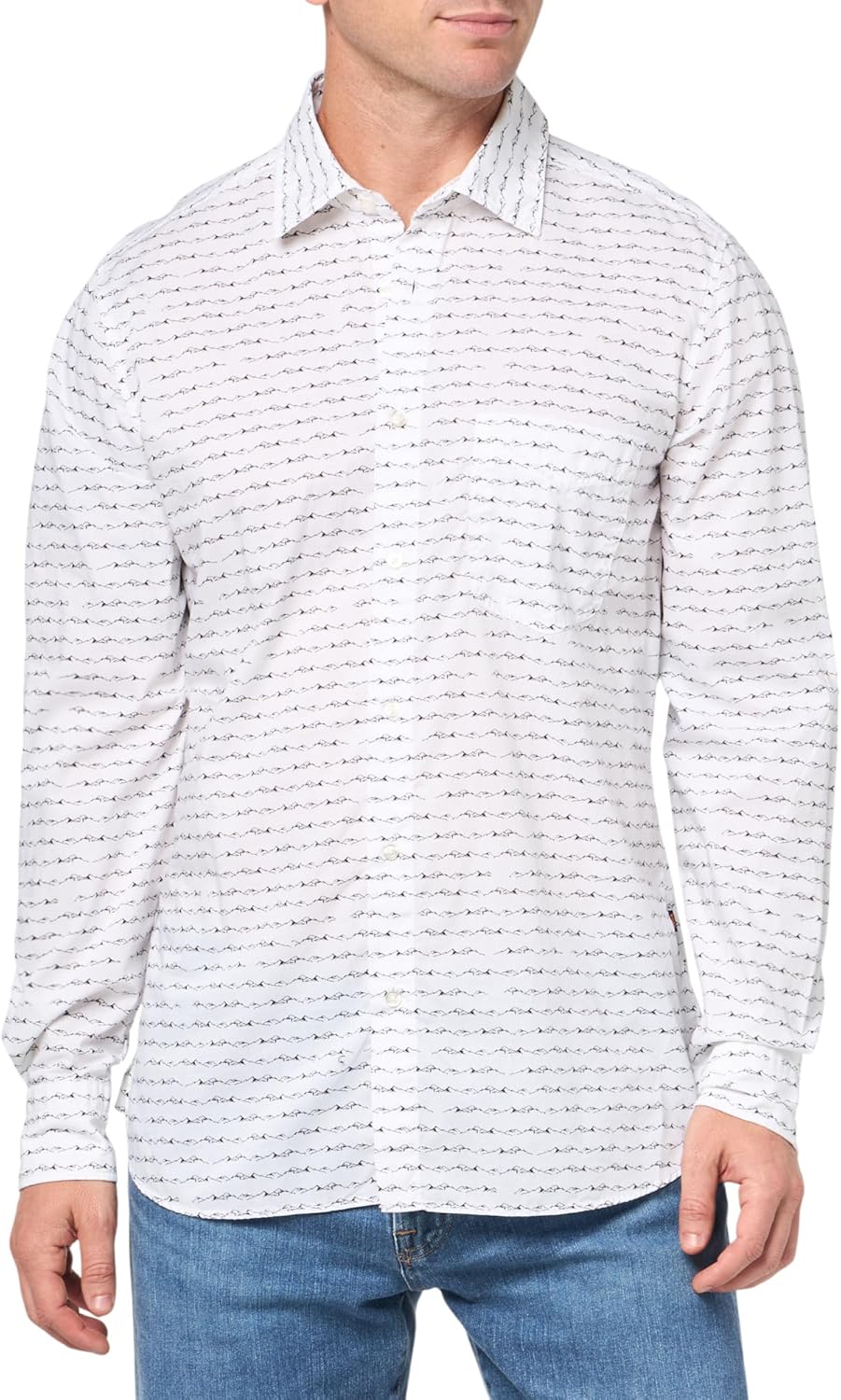 BOSS Мужская рубашка Remiton с длинным рукавом на пуговицах, White Oak
BOSS Мужская рубашка Remiton с длинным рукавом на пуговицах, White Oak