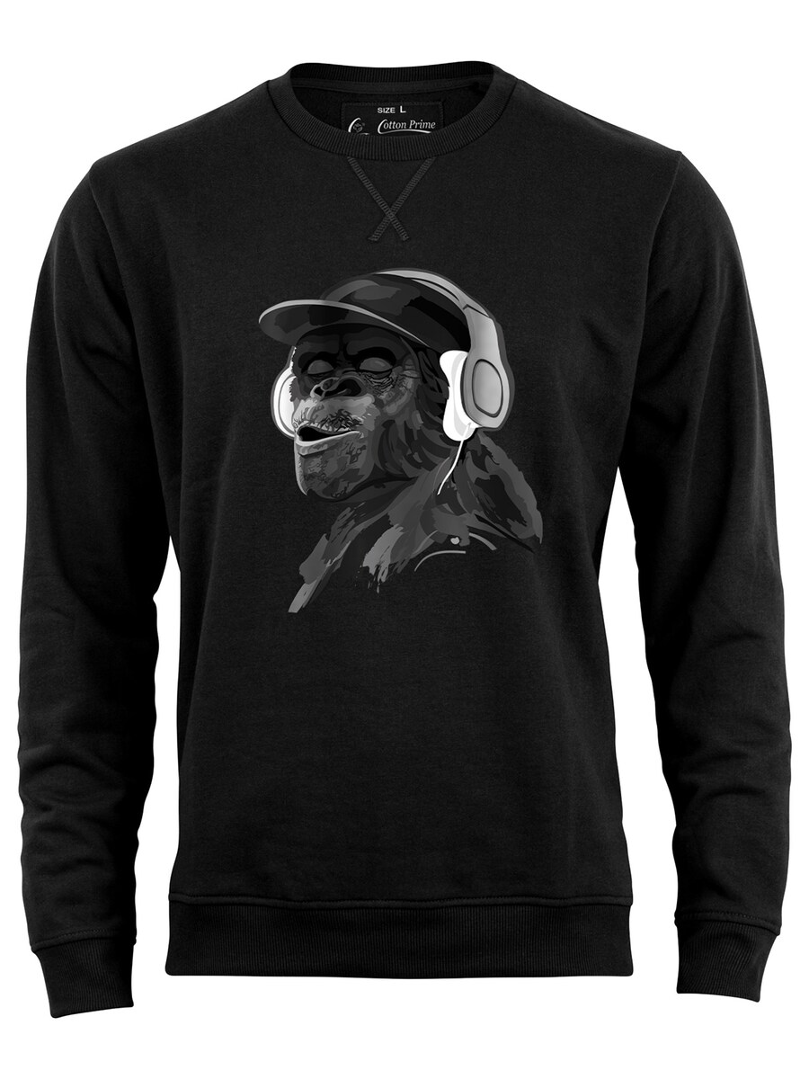 Толстовка Cotton Prime Monkey mit DJ-Kopfhörer, черный
Толстовка Cotton Prime Monkey mit DJ-Kopfhörer, черный