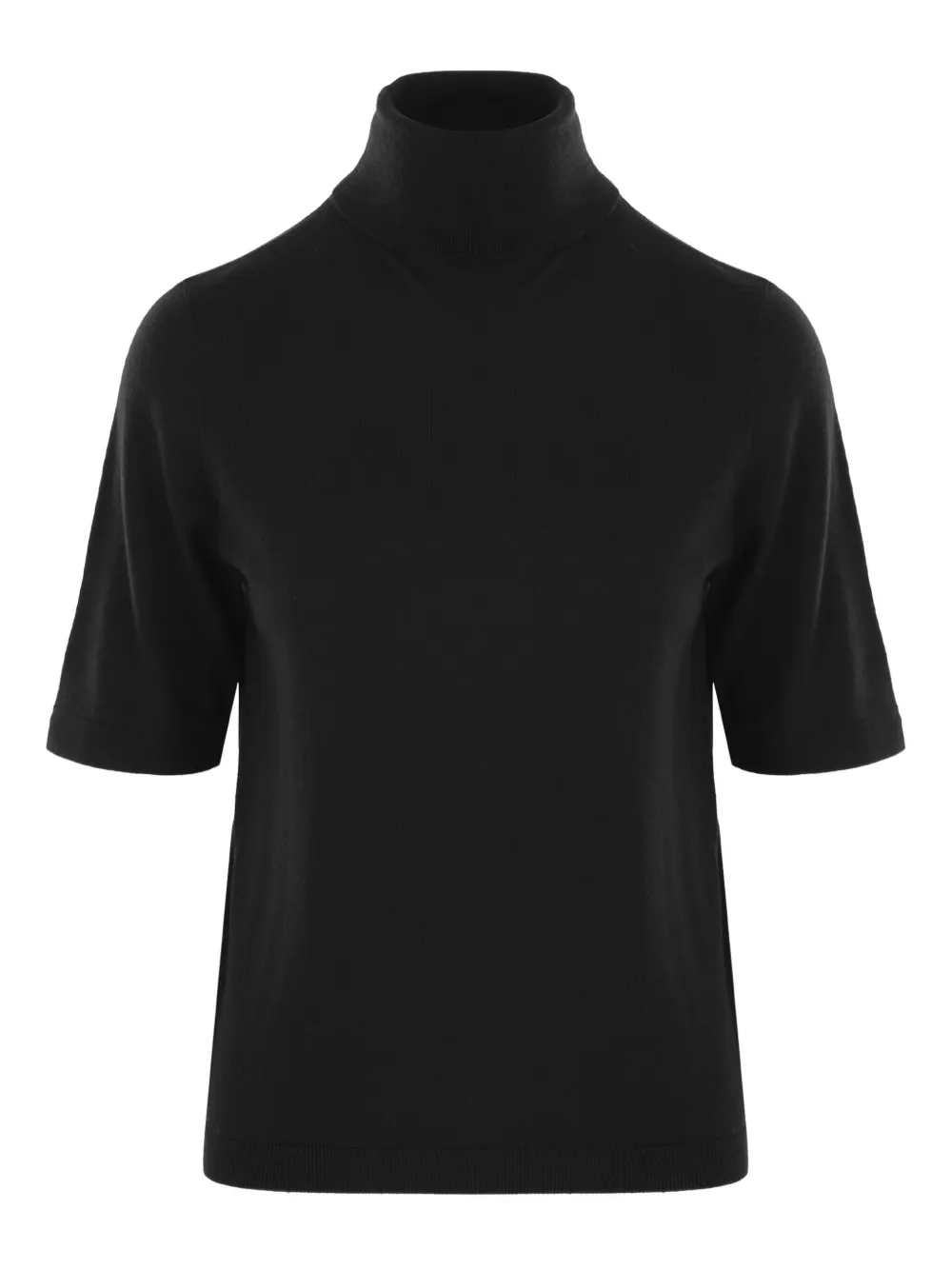Свитер с высоким воротником и короткими рукавами ALLUDE, черный
Свитер с высоким воротником и короткими рукавами ALLUDE, черный