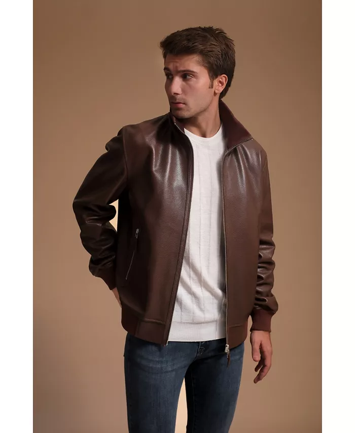 Мужская кожаная куртка, коричневая Furniq UK, коричневый
Мужская кожаная куртка, коричневая Furniq UK, коричневый