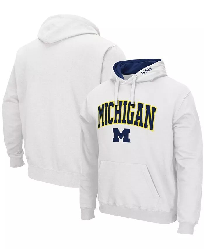 Мужская толстовка с капюшоном Michigan Wolverines Arch Logo 3.0 Colosseum, белый
Мужская толстовка с капюшоном Michigan Wolverines Arch Logo 3.0 Colosseum, белый