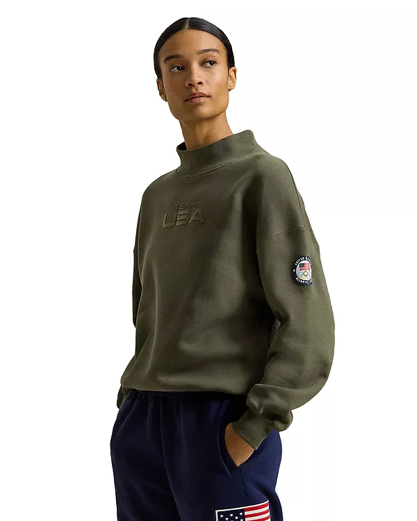 Толстовка с высоким воротником Team USA Ralph Lauren, зеленый
Толстовка с высоким воротником Team USA Ralph Lauren, зеленый