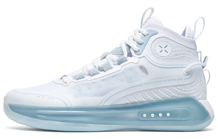 Баскетбольные кроссовки мужские высокие новые белые/голубые Xtep
Баскетбольные кроссовки мужские высокие новые белые/голубые Xtep