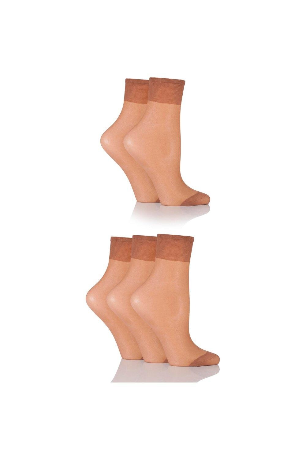 5 пар босоножек до щиколотки плотностью 15 ден SOCKSHOP, бежевый
5 пар босоножек до щиколотки плотностью 15 ден SOCKSHOP, бежевый